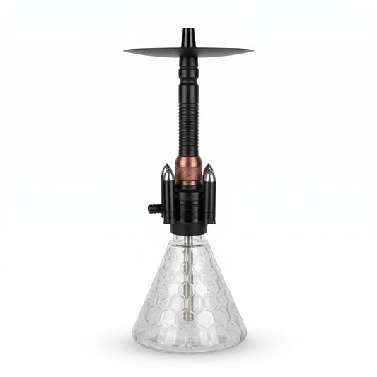 Black & Rose Gold Luxury Hookah SY555