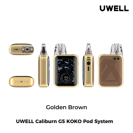Uwell Caliburn G5 Koko Pod Kit - Golden Brown