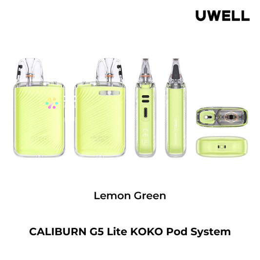 Uwell Caliburn G5 Lite Koko Pod Kit - Lemon Green