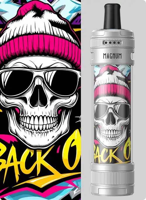 MAGNUM Aspire Magnum E-Shisha Pod Kit - Silver Funky Skull