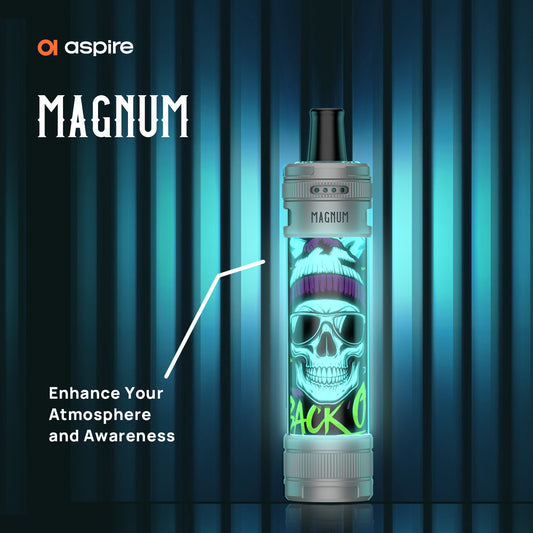 MAGNUM Aspire Magnum E-Shisha Pod Kit - Silver Funky Skull