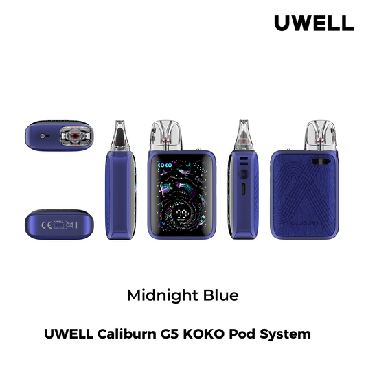 Uwell Caliburn G5 Koko Pod Kit - Midnight Blue
