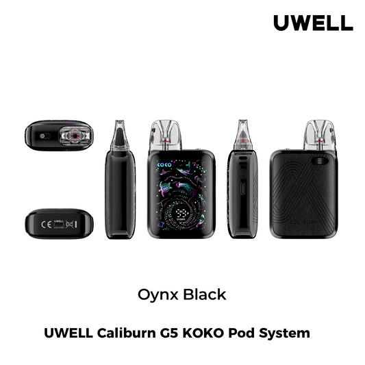 Uwell Caliburn G5 Koko Pod Kit - Onyx Black