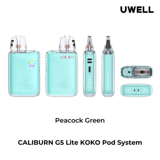 Uwell Caliburn G5 Lite Koko Pod Kit - Peacock Green