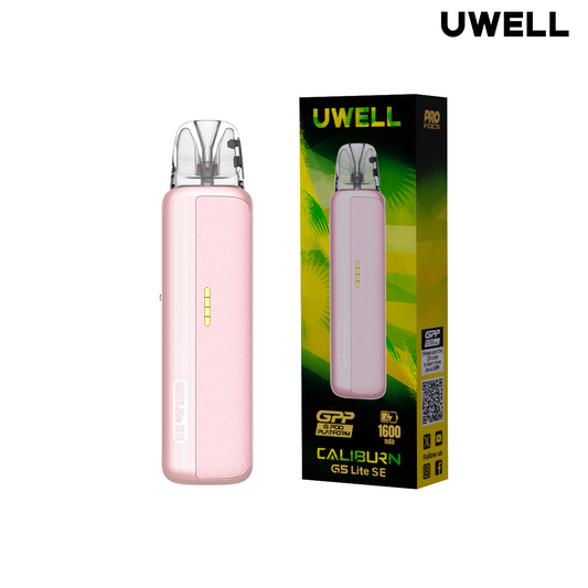 Uwell Caliburn GS Lite SE Leather Pod Kit - Pink Leather