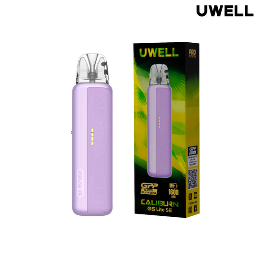 Uwell Caliburn G5 Lite SE Leather Pod Kit - Purple Leather