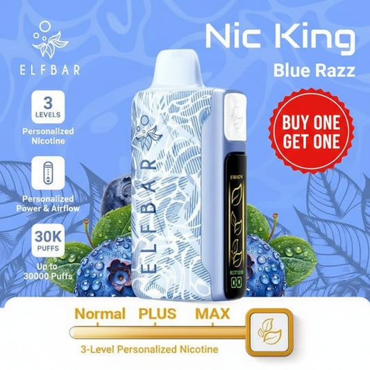 ELFBar NIC King 30000 Puffs Disposable BUY ONE GET ONE WHITE FRIDAY