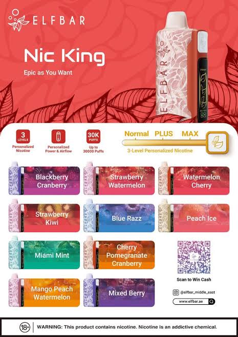 ELFBar NIC King 30000 Puffs Disposable