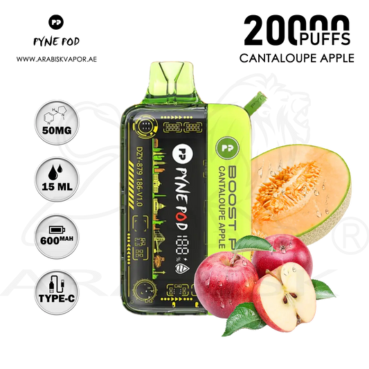 Pyne Pod Boost 20000 Disposable Vape - Cantaloupe Apple
