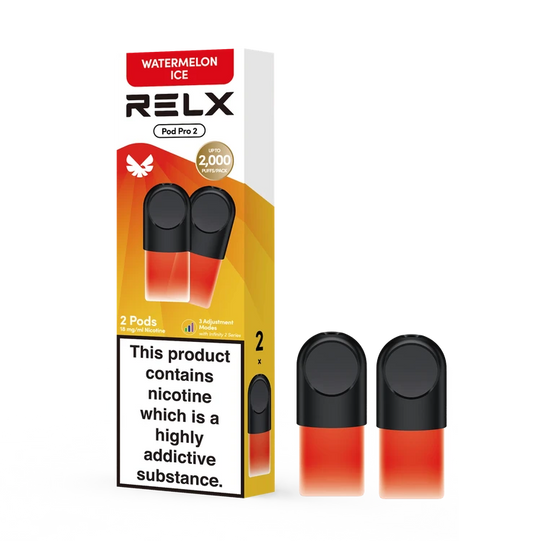 RELX Essential Pod Kit - Matte Black (Watermelon Bundle)