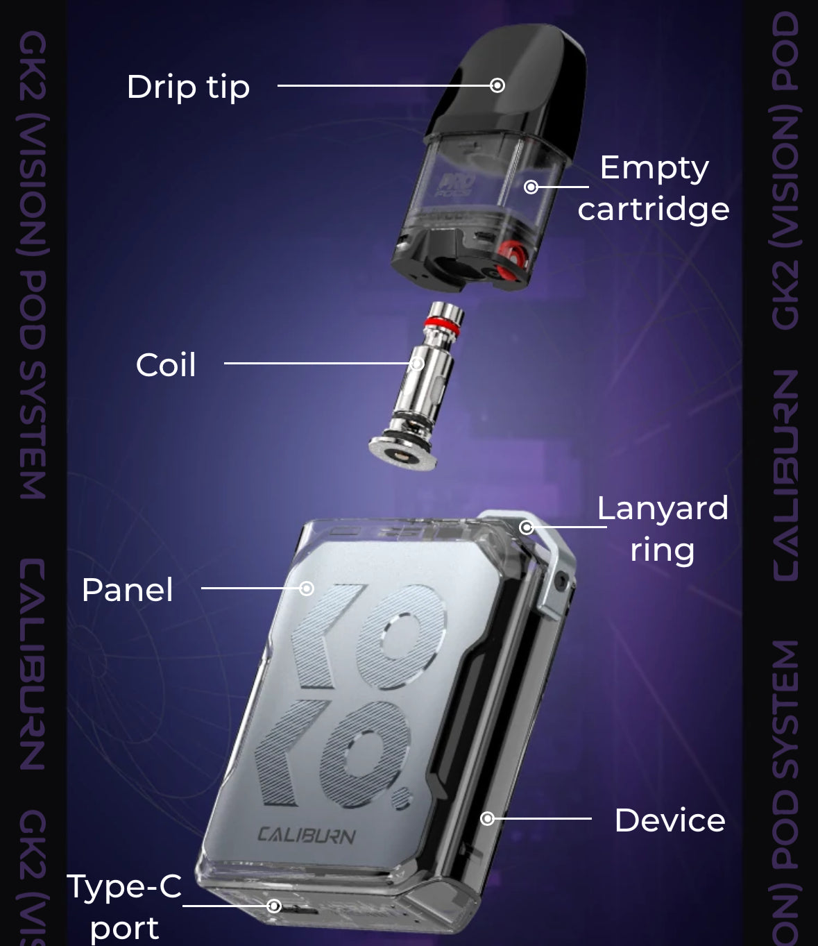 UWELL KOKO CALIBURN GK2(VISION)