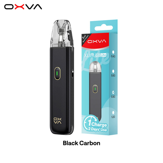 OXVA Xlim Go Lite Pod Kit - Black Carbon (Bundle)