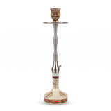 Fourth Hookah (Tall Stainless Steel with Brand Base & Tribal Bowl SY 741)