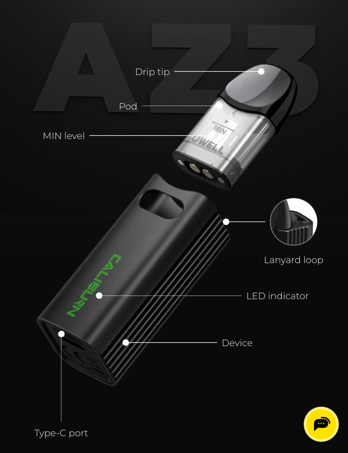 UWELL CALIBURN AZ3