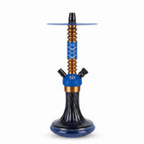 Blue & Gold Amber Hookah