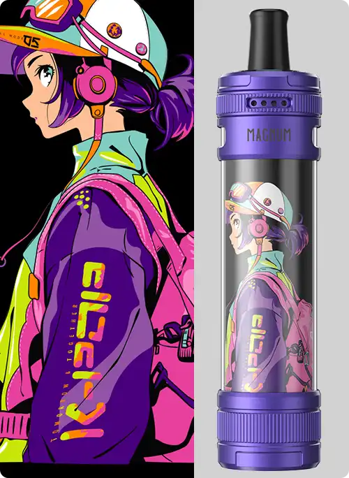 MAGNUM Aspire Magnum E-Shisha Pod Kit - Blue Violet Cyber Lilly
