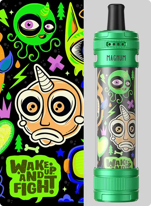 MAGNUM Aspire Magnum E-Shisha Pod Kit - Green Evil Eyes