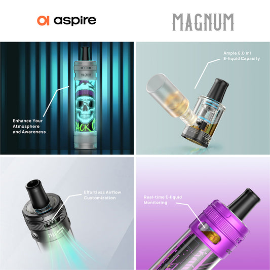 MAGNUM Aspire Magnum E-Shisha Pod Kit - Black Booming Bear