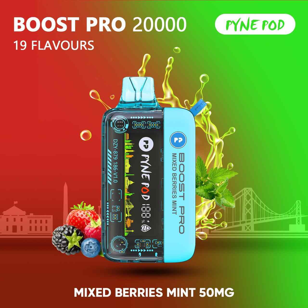 PYNE POD BOOST PRO 20000 PUFFS