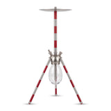 1. Red & Silver Tripod Hookah Luxe sy502