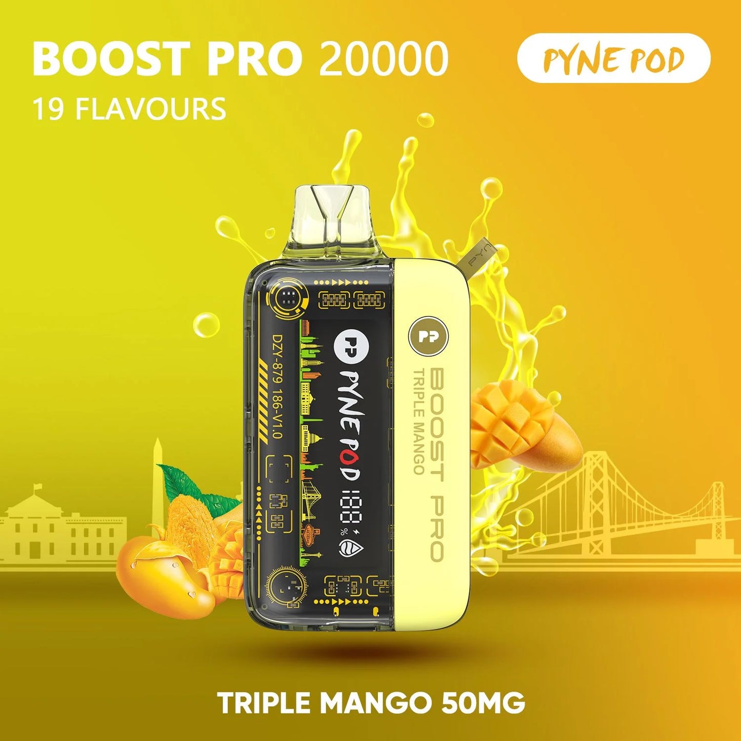 PYNE POD BOOST PRO 20000 PUFFS