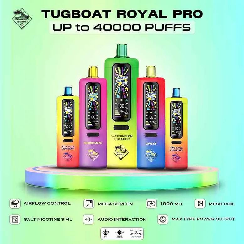 TUGBOAT ROYAL PRO 40000 PUFF